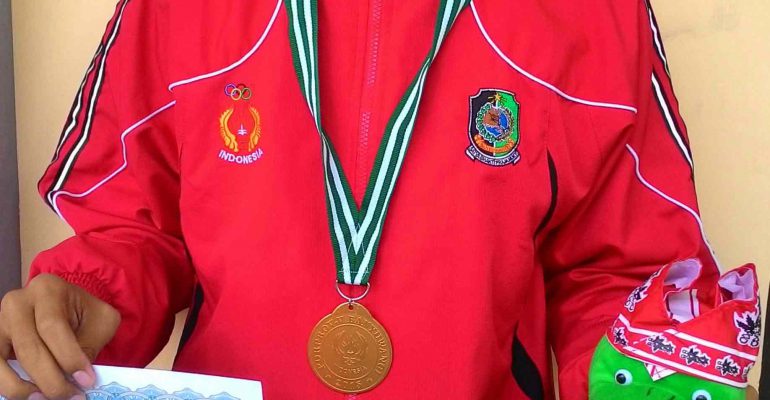 Dicky Mahasiswa Stikes Juara I Cabor Dayung Porprov Jatim