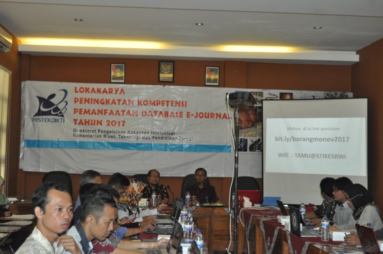 Kemenristek Dikti Sosialisasikan E-Journal di Stikes Banyuwangi