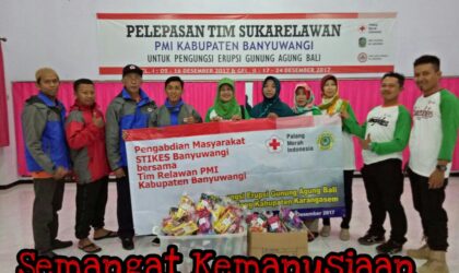 Stikes dan PMI Banyuwangi Gelar Pemeriksaan Kesehatan Gratis di Posko Gunung Agung Bali