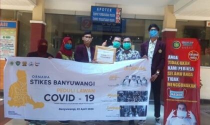 Ormawa Stikes Banyuwangi Peduli Lawan Corona