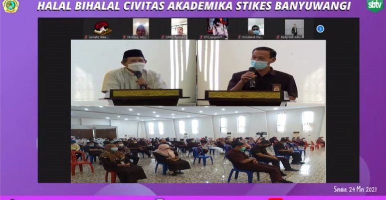 Stikes Banyuwangi Gelar Halal Bi Halal dan Silaturahmi Secara Hybird