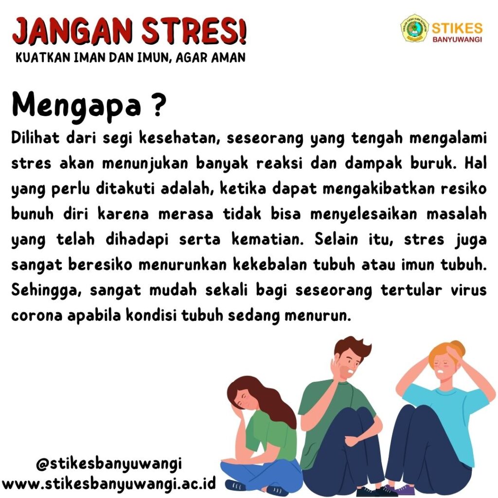 Alasan Tidak Boleh Stres