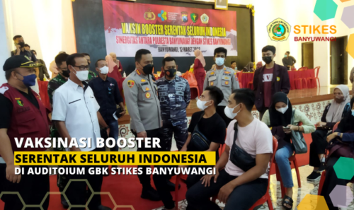 Polresta dan Stikes Banyuwangi Bersinergi Gelar Vaksinasi Serentak Se Indonesia
