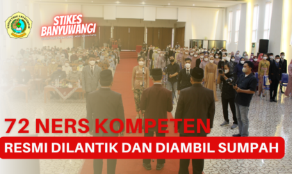 Stikes Banyuwangi Lantik 72 Ners Kompeten
