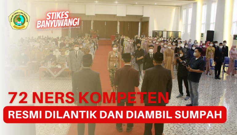 Stikes Banyuwangi Lantik 72 Ners Kompeten