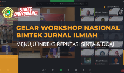 Stikes Banyuwangi Gelar Workshop Nasional Bimtek Jurnal Ilmiah