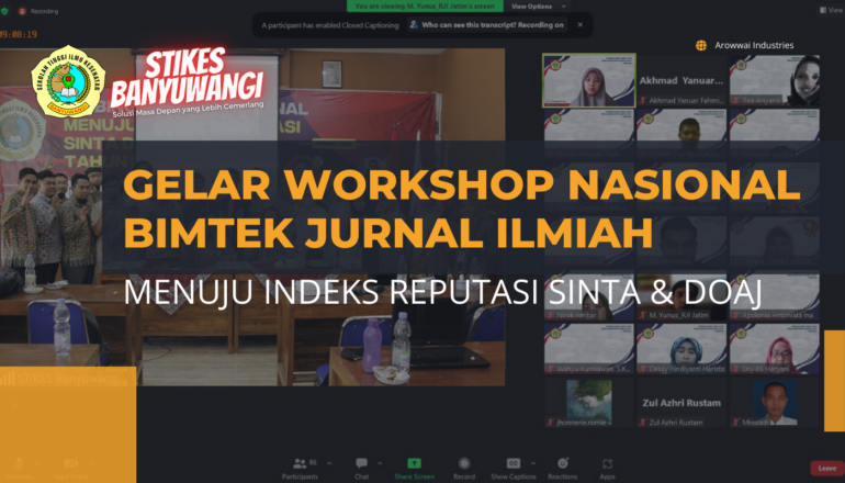 Stikes Banyuwangi Gelar Workshop Nasional Bimtek Jurnal Ilmiah