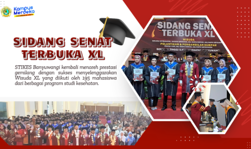 Cetak 195 Profesional Kesehatan, STIKES Banyuwangi Sukses Selenggarakan Wisuda XL
