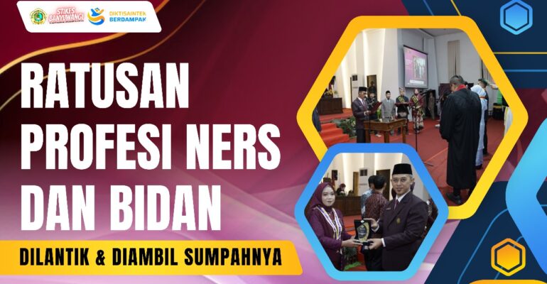 Hampir 200 Profesi Ners dan Bidan Dilantik Serta Diambil Sumpahnya