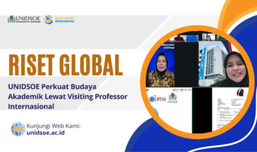 Membuka Pintu Riset Global: UNIDSOE Perkuat Budaya Akademik Lewat Visiting Professor Internasional